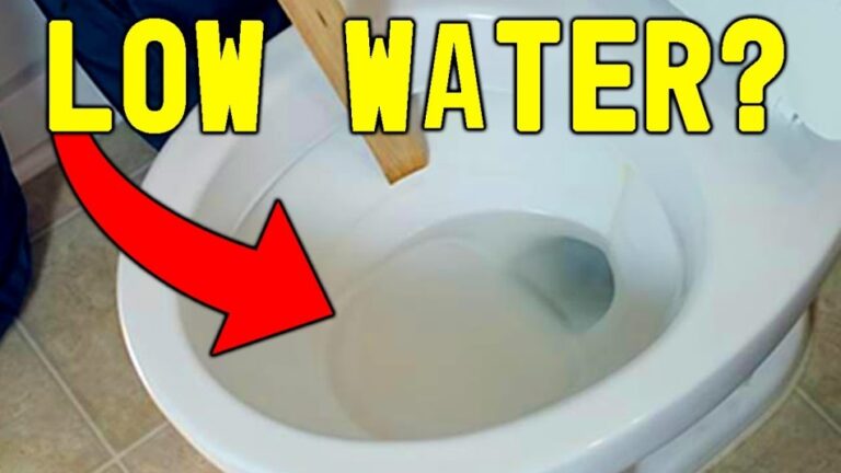 Read more about the article  Understanding Low Toilet Water Levels and Solutions